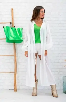 Robe PLAGE longue blanche...