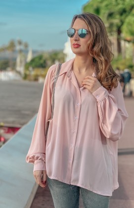 Baby pink blouse outlet outfit