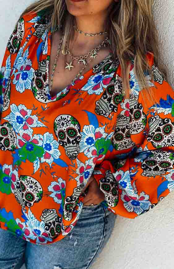 Blouse CAMILIA orange Banditas