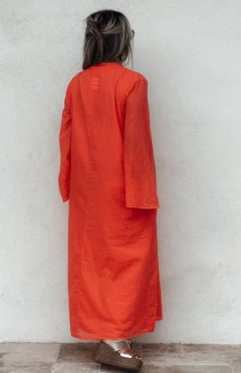 Orange DOLCE long dress
