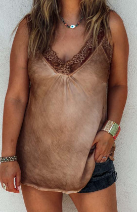 Camel LOUSSINE sleeveless top