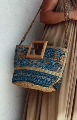 Blue NOMADE bag