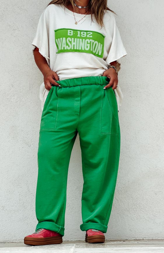 Green SPANISH jogging suit