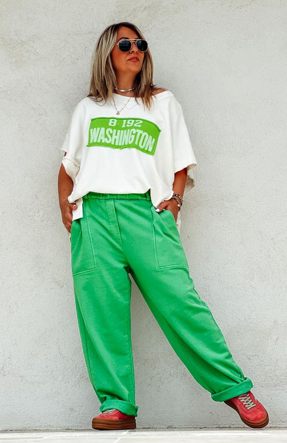 Green SPANISH jogging suit