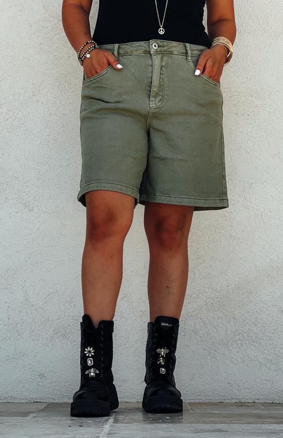 Khaki LASLO shorts