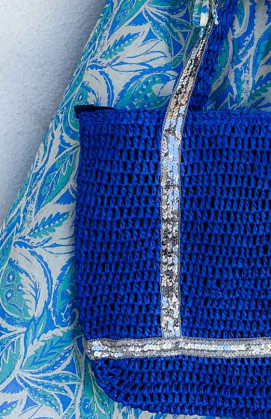 Royal blue PALERME bag