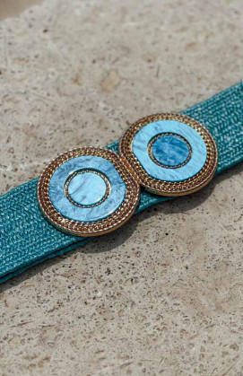 Ceinture DOMINKA turquoise