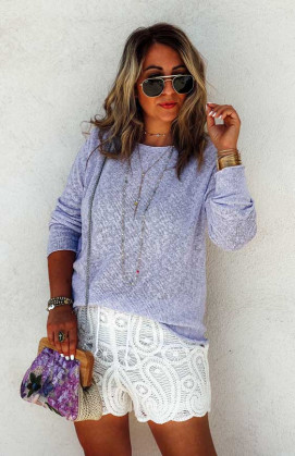 Lilac BOBBIE pullover