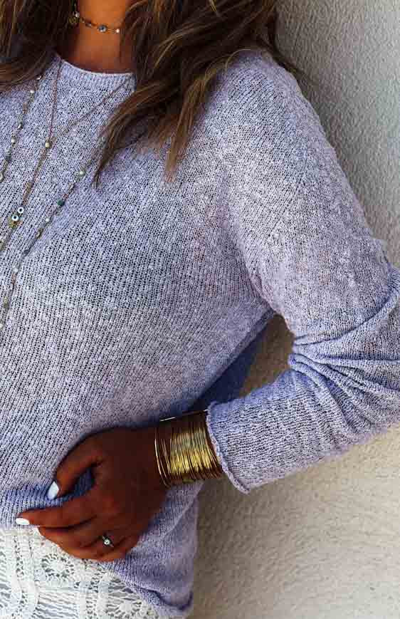 Lilac BOBBIE pullover