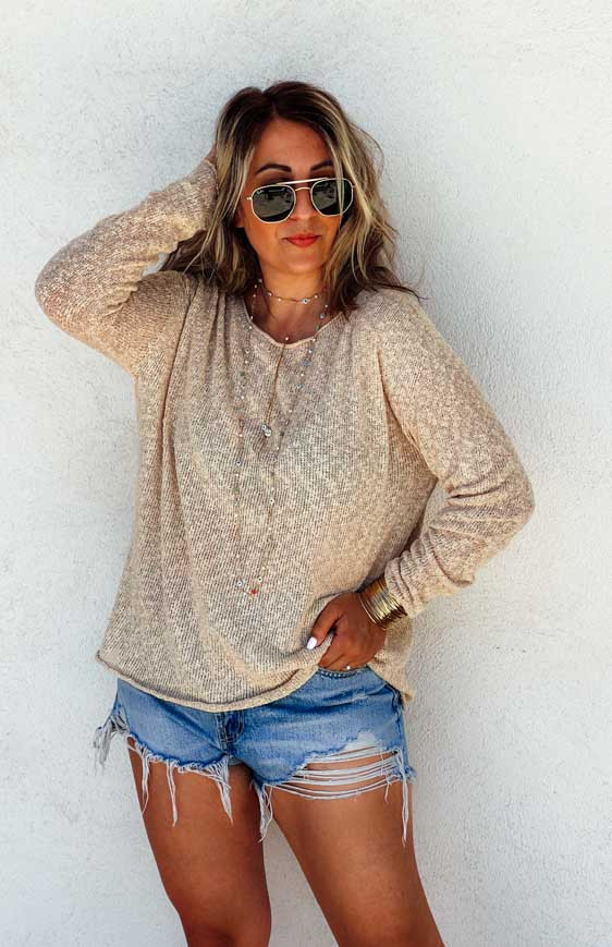 Sand BOBBIE pullover