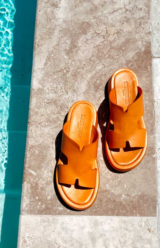 Apricot MALLORCA mules