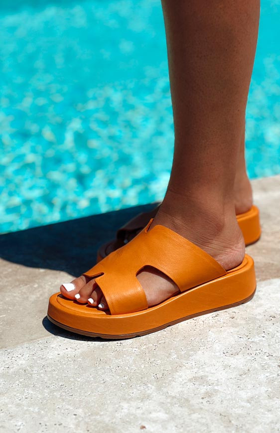 Apricot MALLORCA mules