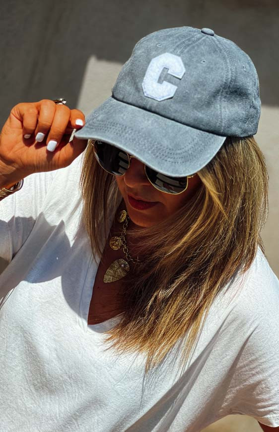 Casquette CALIFORNIA gris vintage