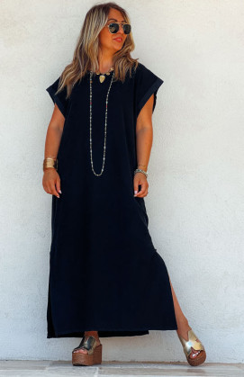 Black ALISSON long dress,...