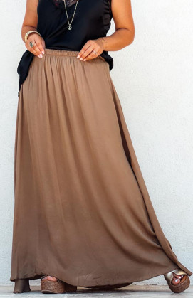 Camel CALLIOPÉE long skirt