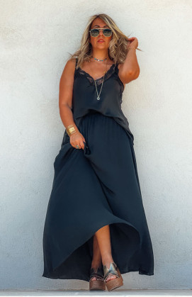 Black CALLIOPÉE long skirt