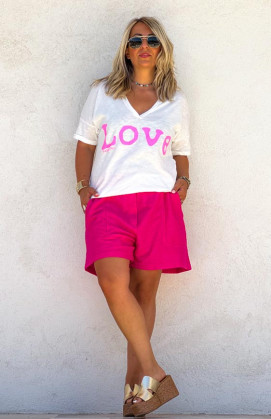 Short SOLVEIG fuchsia