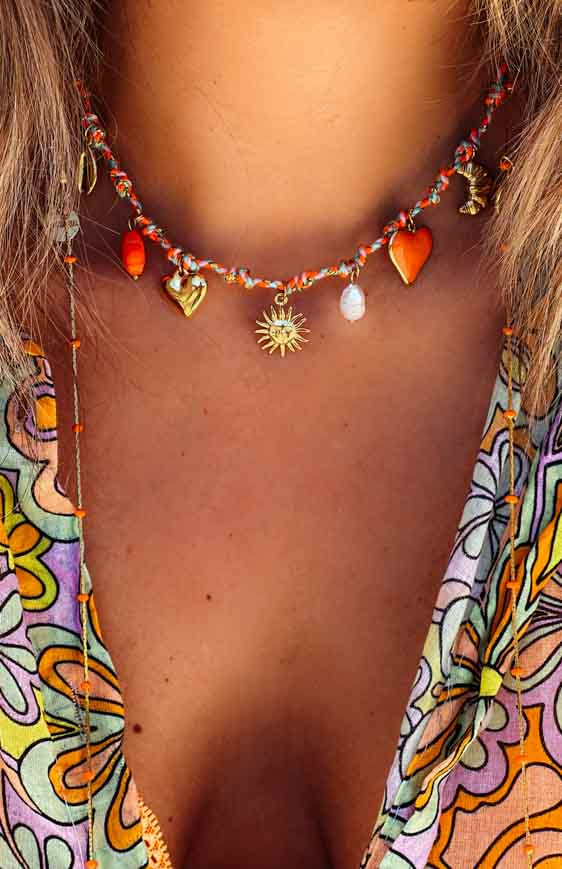 Collier TOSCA orange