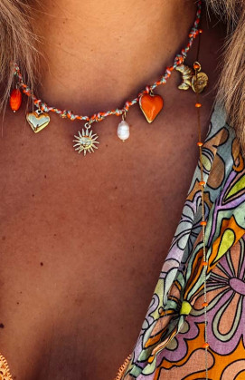 Collier TOSCA orange