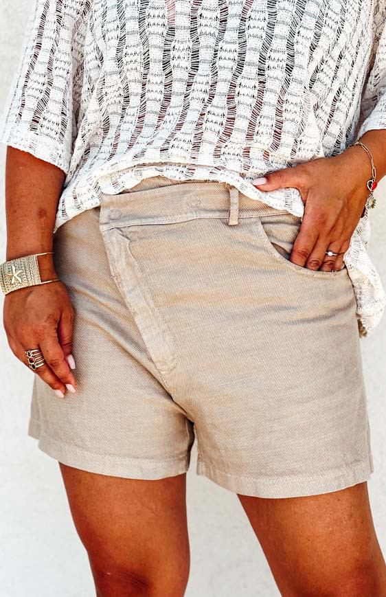 Short LEWIS taupe