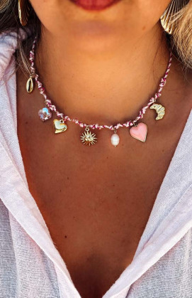 Light pink TOSCA necklace