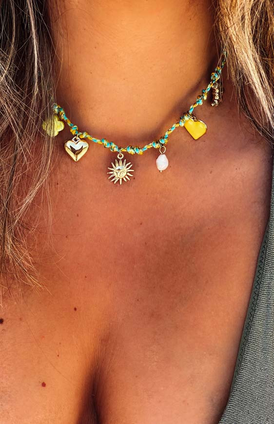 Collier TOSCA jaune