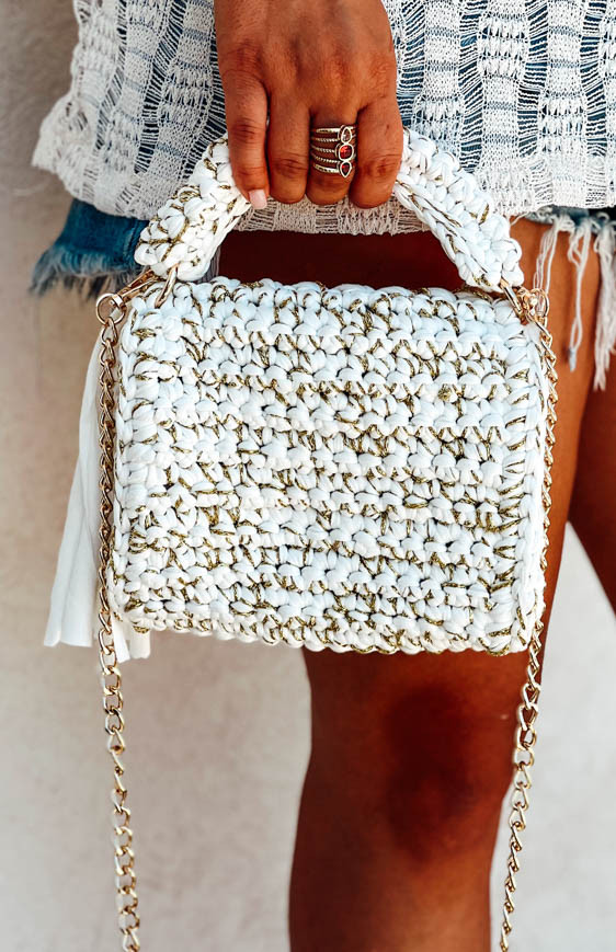 Sac DOTTY petit modèle blanc