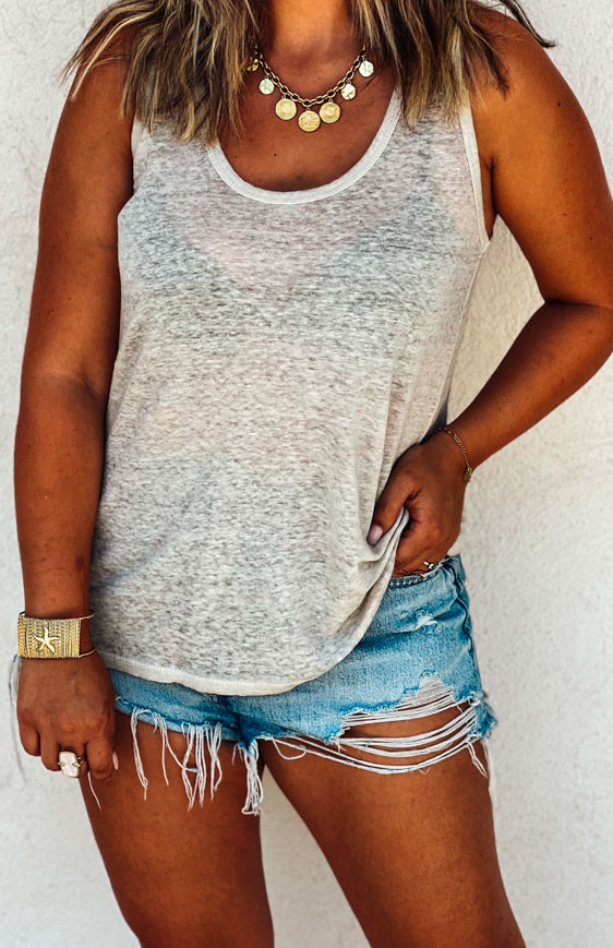 Beige NAPOLI tank top