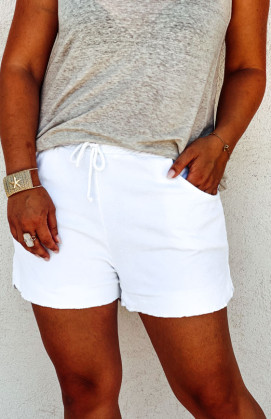 White STANLEY shorts