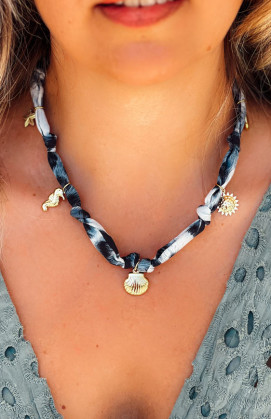 Black HERMAN necklace