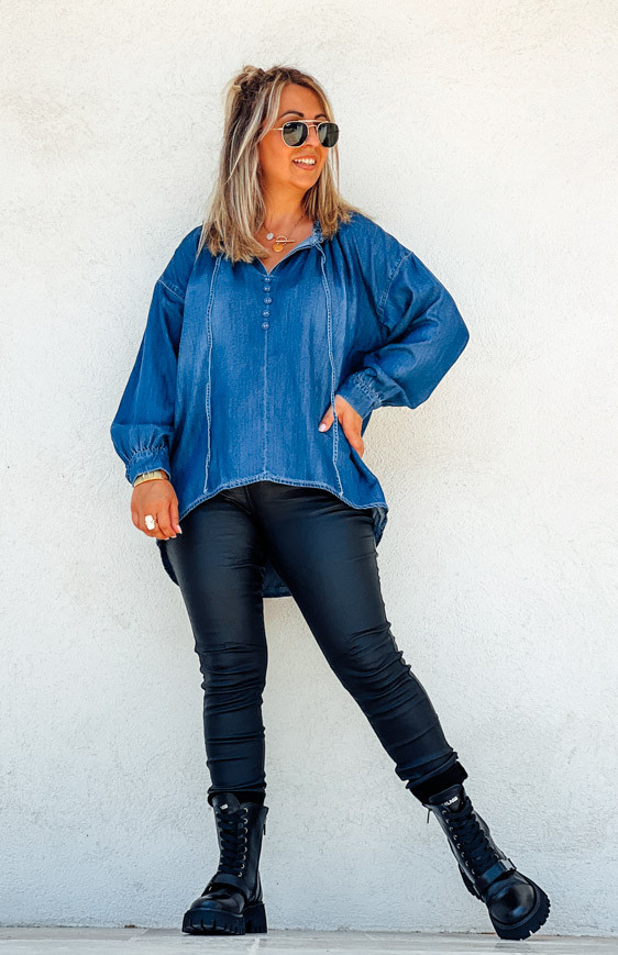 Dark blue LUDY tunic