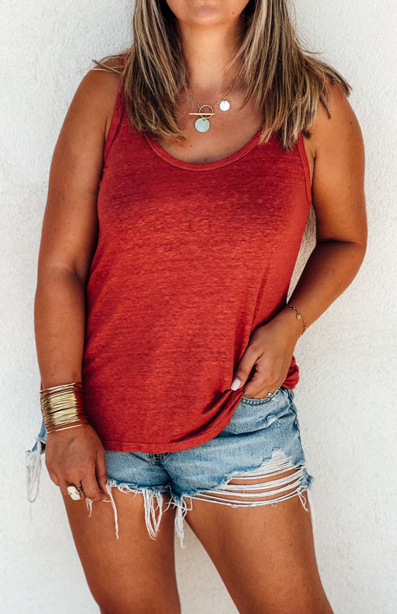 Terracotta JACK tank top