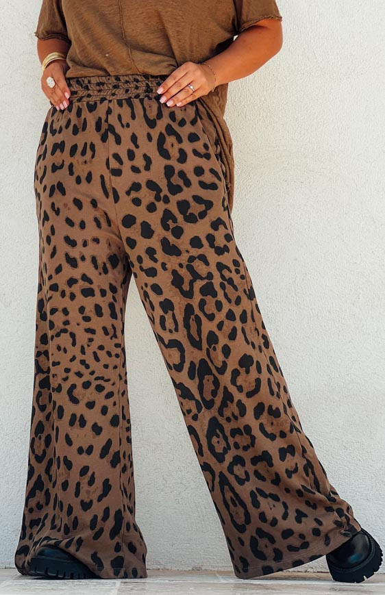 Pantalon CESAR léo/marron