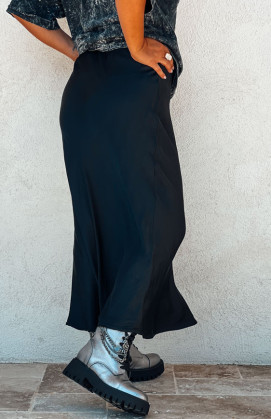 Black AMALYA long skirt