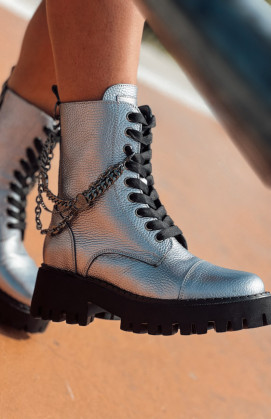 Silver PORTLAND boots