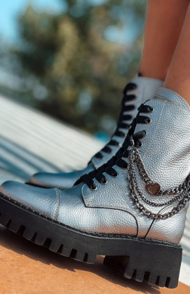 Silver PORTLAND boots