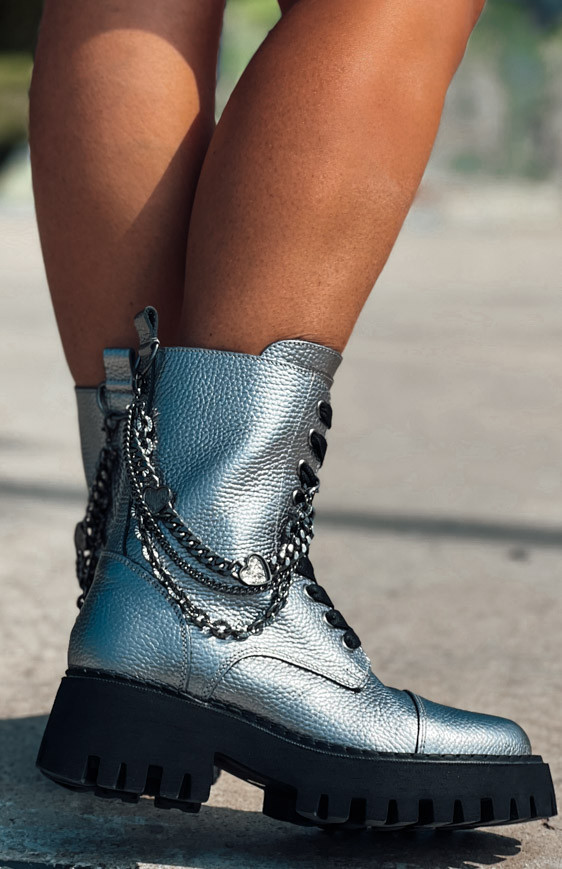 Silver PORTLAND boots