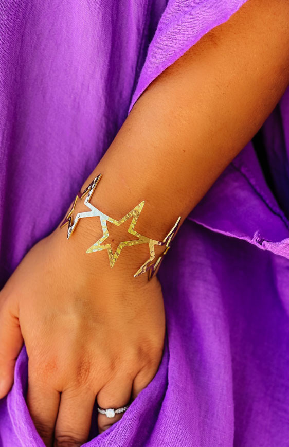 STAR gold cuff