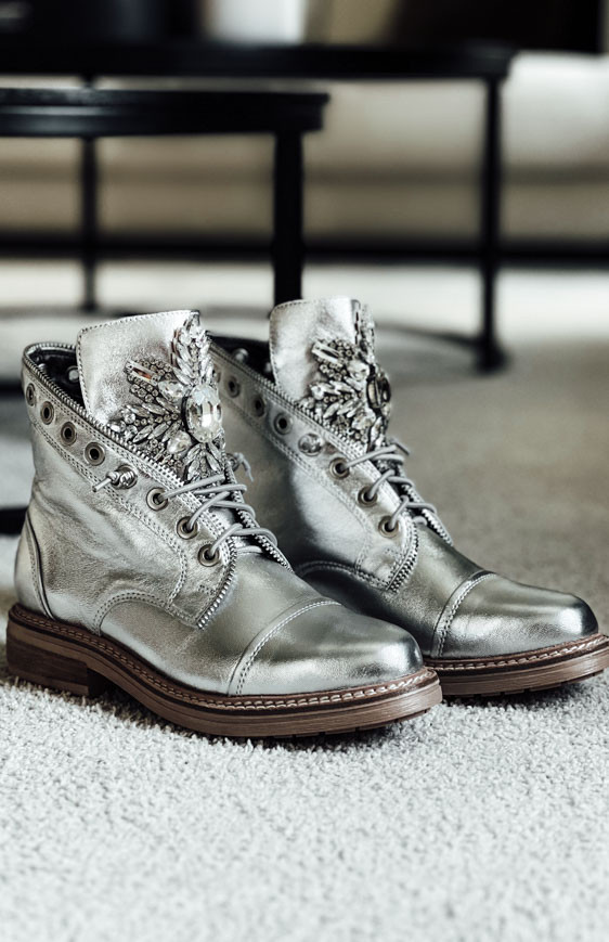 Silver MADISON boots