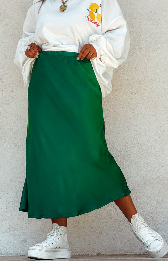 Green FRYA long skirt