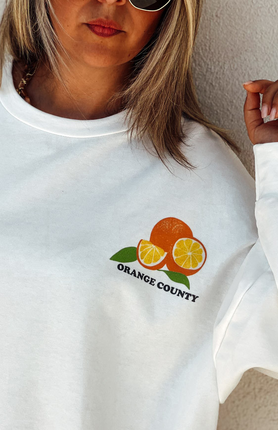 Orange SIXTINE sweat