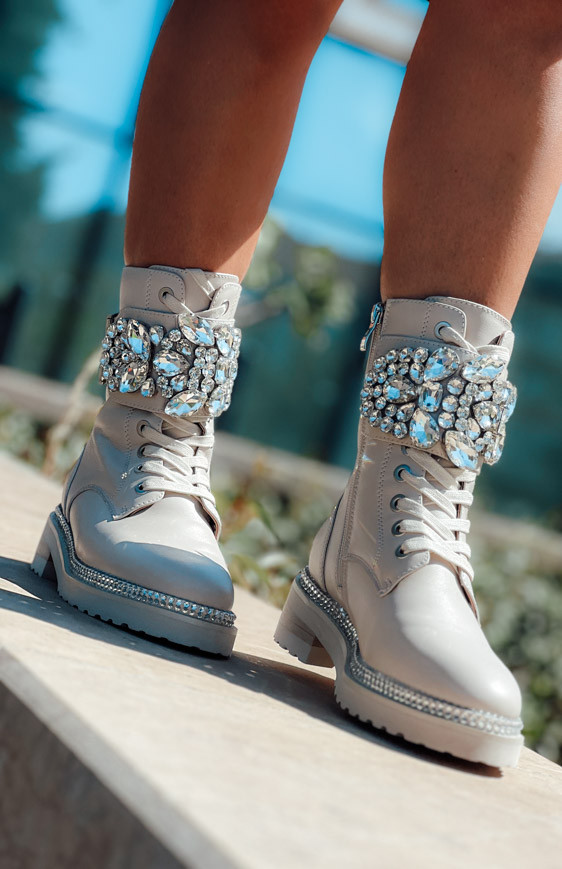 Beige BERCY boots