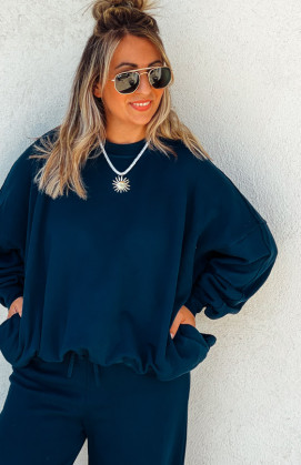 Dark blue GERMANO sweat