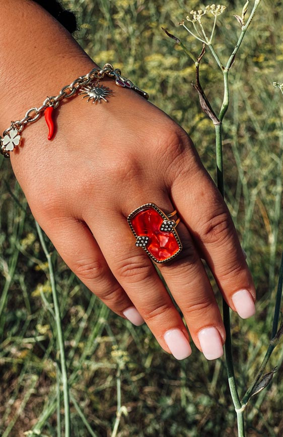 Bague LIBERTY ocre