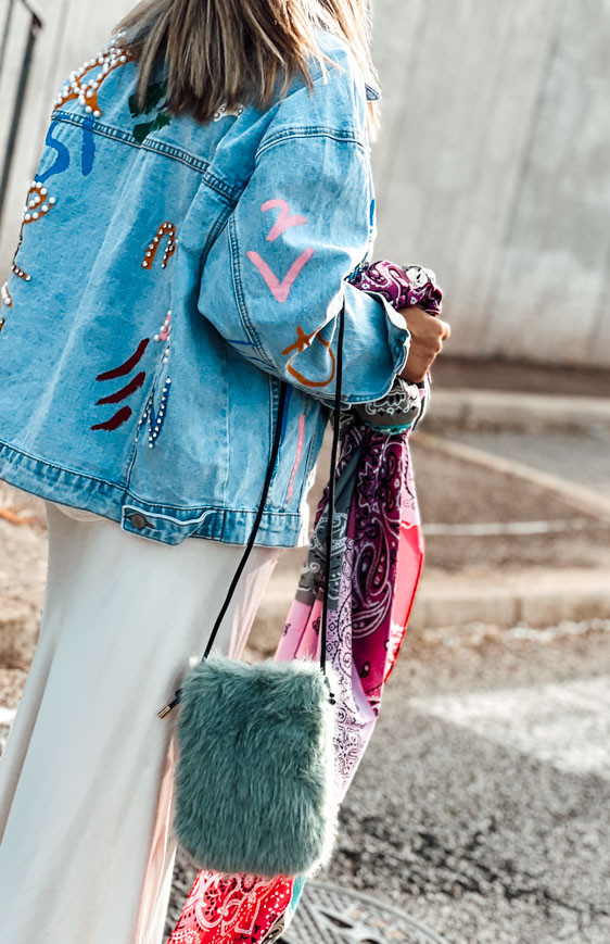 Veste JOPLIN bleu clair