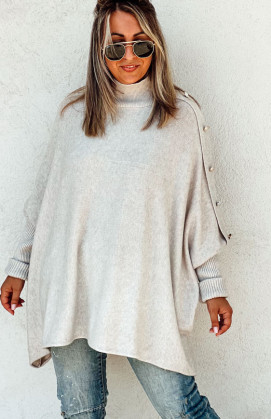 Beige ROMEO long pullover