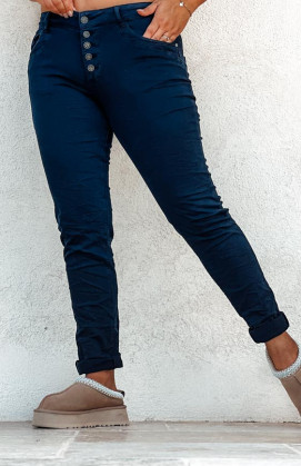 Pantalon ANDREA bleu foncé