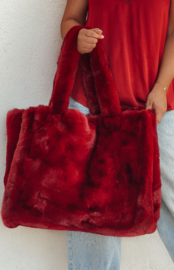 Burgundy JOAO large format bag