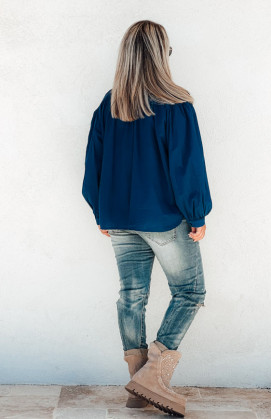 MARANZA dark blue shirt