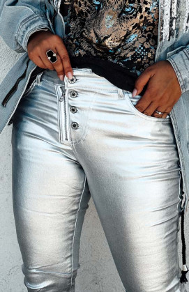 Pantalon TYRON argenté